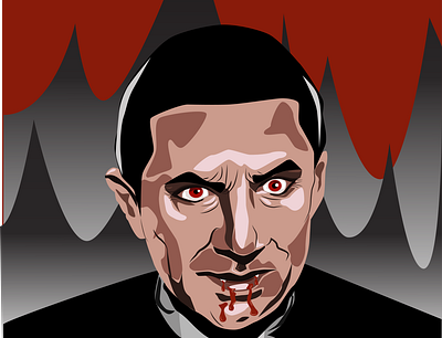 Dracula Illustration dracula graphic design illustration illustrator