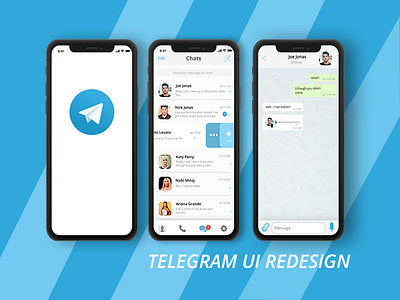 Telegram Ui Redesign design