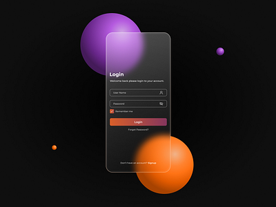 Login UI iOS App Design