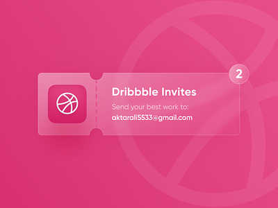Dribbble Invite Giveaway animation art branding clean design free giveway graphic design icon illustration invite motion graphics ui ux vector