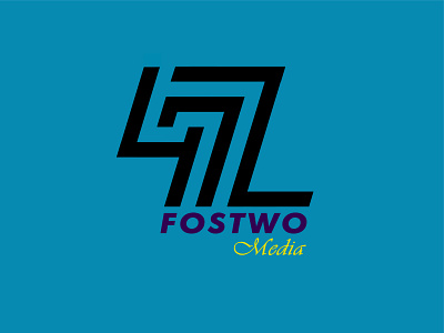 Fostwo Media - Logo Design branding design fostwo illustration labyrinth logo logo design media media logo