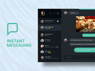 DailyUI#013 Instant Messaging App