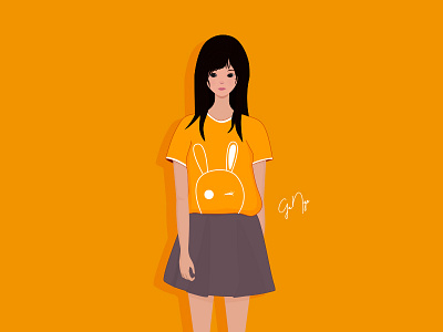 little girl design illustration vector