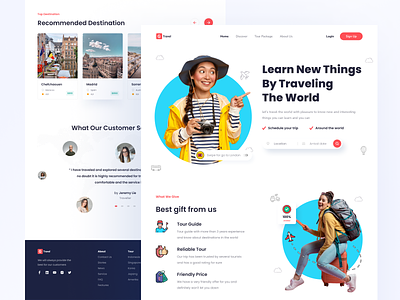 G Travel - Traveling Landing Page