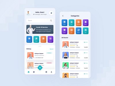 Medical Mobile Apps by Fauzan Ardhiansyah for Callour Studio on Dribbble