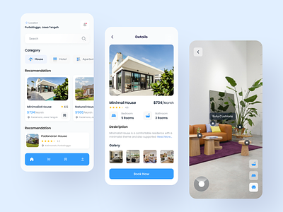 Real Estate Apps clean exploration mobileapps productdesign realestate ui uidesign uiux ux