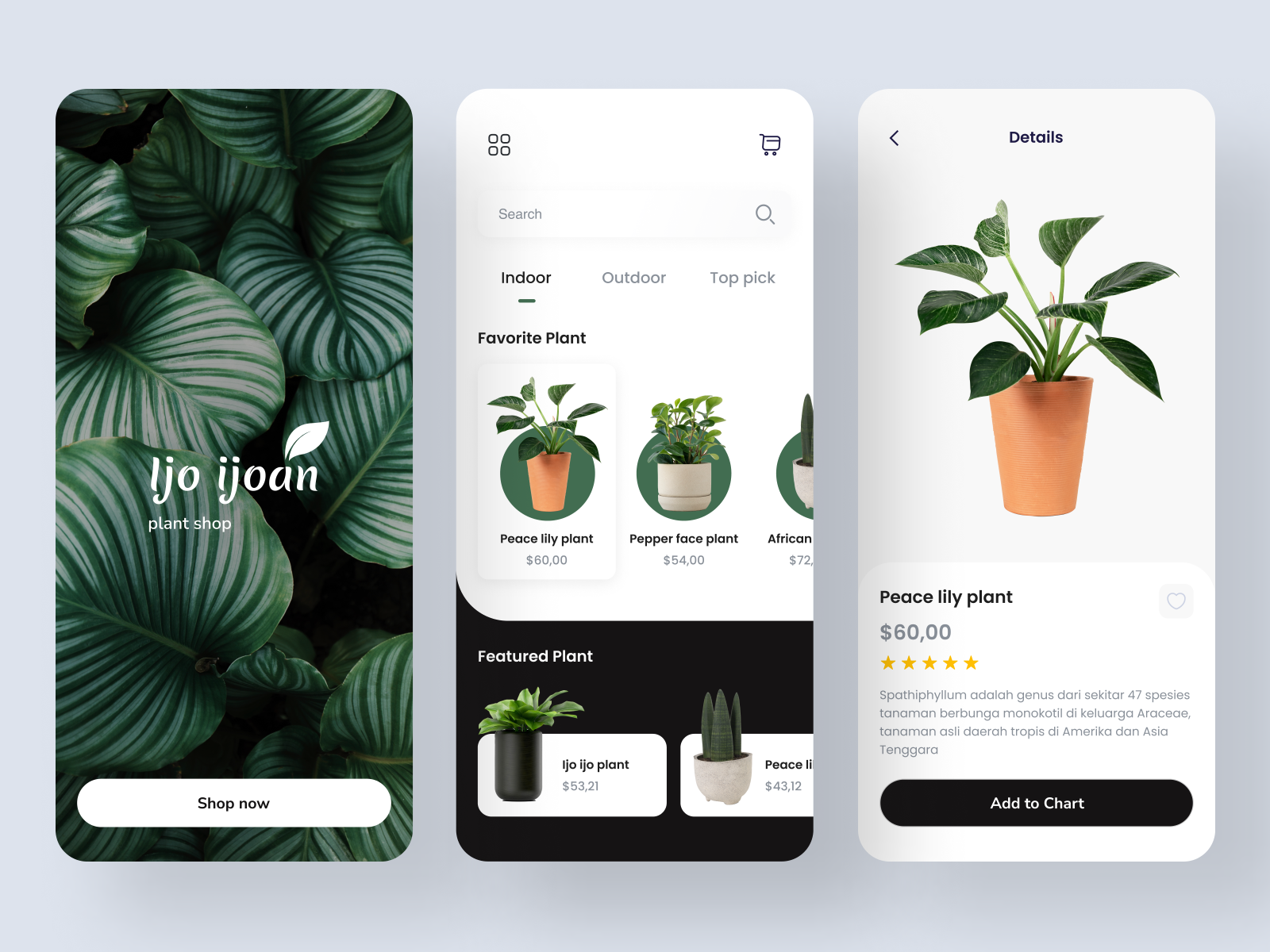 Ijo ijo - Plant Shop Mobile App