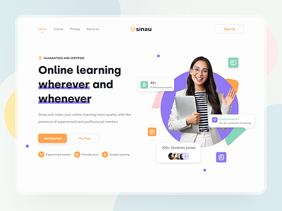 Sinau - Online Learning (Education)