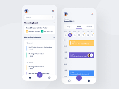 JadwalKu - Calendar Mobile App branding calendar calendarapp design eventmanagement exploration landing page managementtask mobileapp product schedule taskmanagement ui uidesign uiux