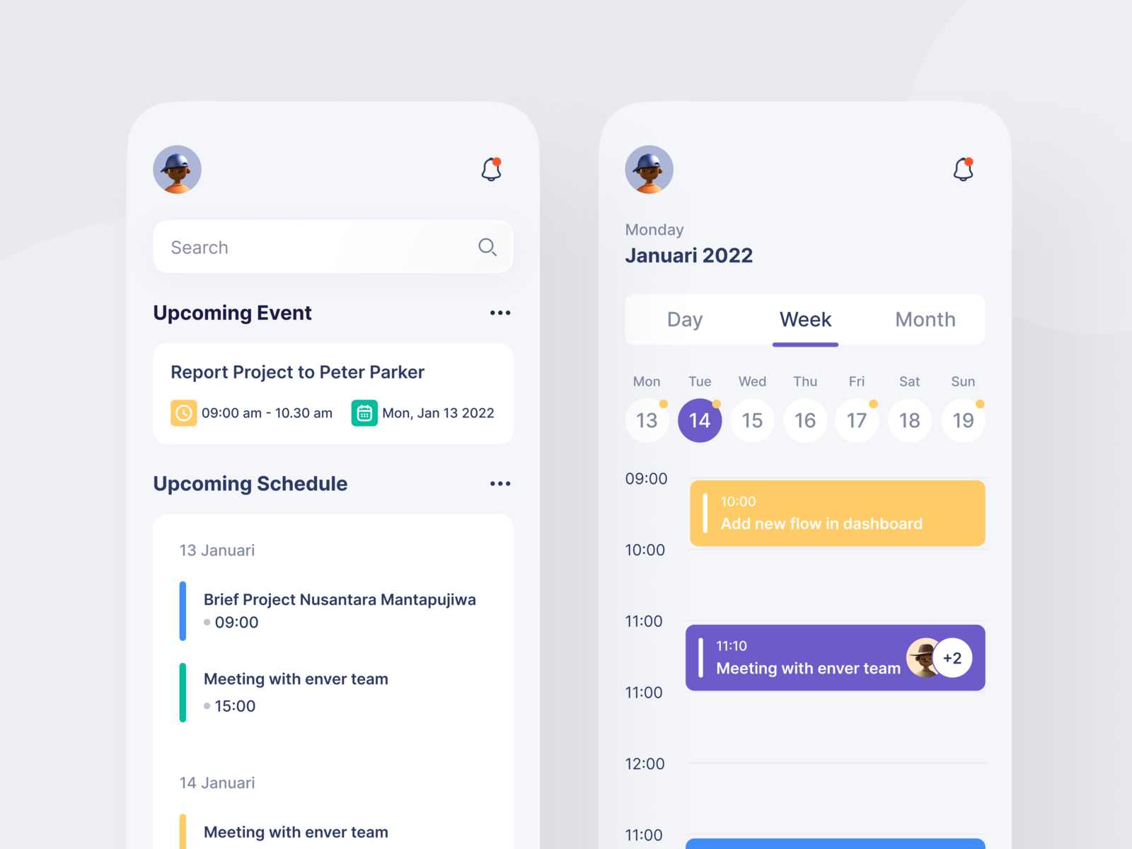 JadwalKu - Calendar Mobile App by Fauzan Ardhiansyah for Enver Studio ...