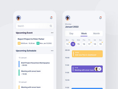 JadwalKu - Calendar Mobile App by Fauzan Ardhiansyah for Enver Studio ...