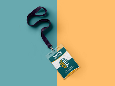 ID Card Design committee design events graphic design id card identity card print design tosca yellow