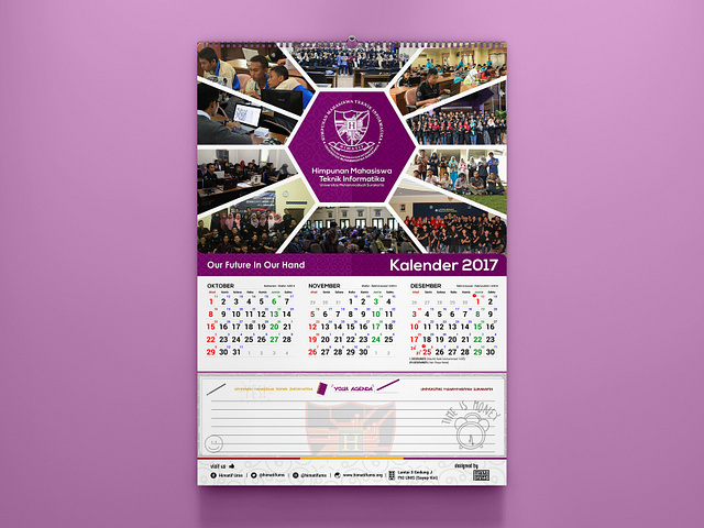 Calendar Design by Abu Nizar Zulmi on Dribbble