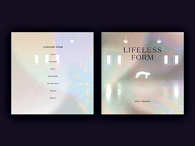 Lifeless Form Album Art album art graphic design type typography visual design