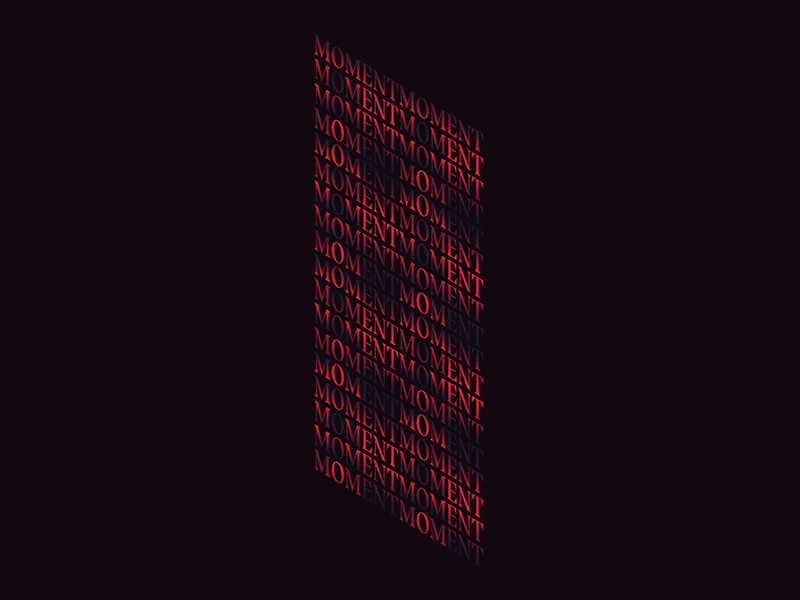 MMNT MNLTH abstract glitch shaders text type typography