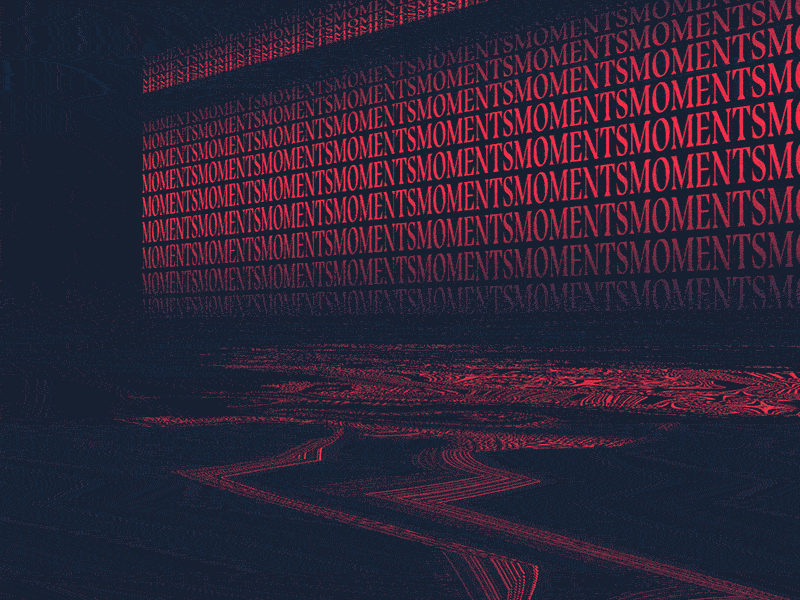 RSNG MMNTS abstract glitch shaders text type typography