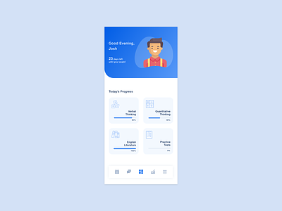 Daily UI - Dashboard app application application ui dailyui design exam test ui