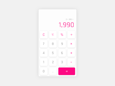 Daily UI - Calculator