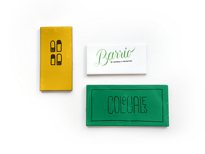 Branding | Colegiales Neighborhood branding calligraphy hood personal