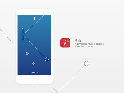 Balle | A musical game app game gamification gradient ios ui