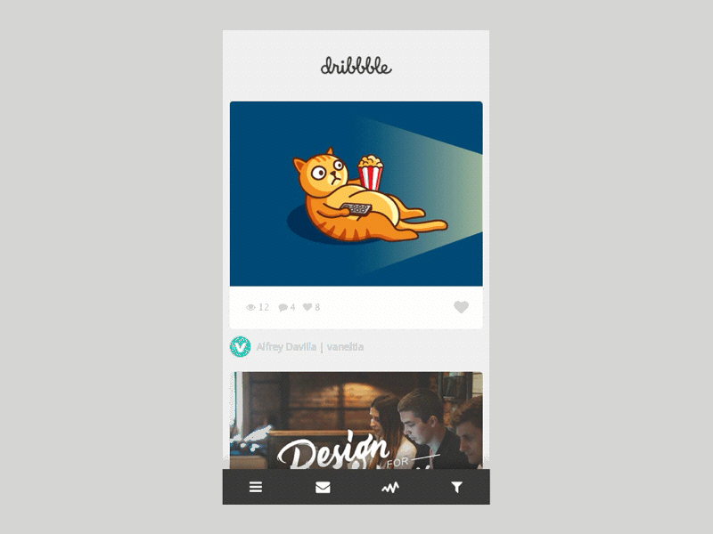 Dribbble App