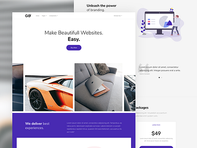 GO - Service Landing Page