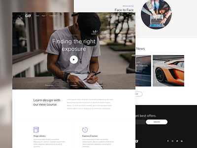 GO - Education Landing Page