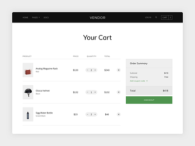 Shopping Cart bootstrap cart checkout e commerce ecommerce layout order product shop shopping shopping bag shopping cart store template