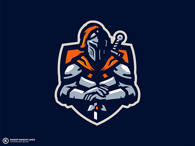 Knight Mascot Logo american football baseball basketball basketball logo esports football gaming logo mascotlogo sports