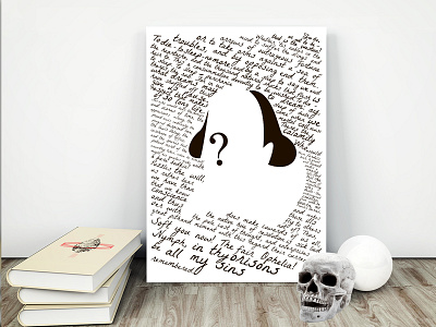 Typography poster adobe illustrator design poster poster design shakespeare typography vector