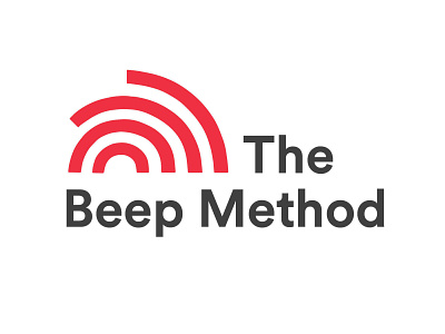 The Beep Method Logo Design concept design logo