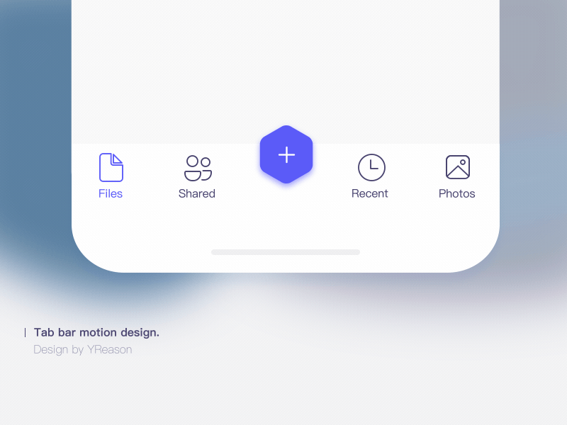 tabbar design icon motion tabbar