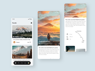 Travelogue APP ui