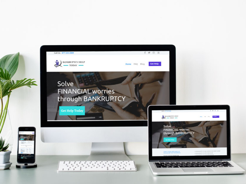 Bankruptcy Website Mockup by NFlow Tech on Dribbble