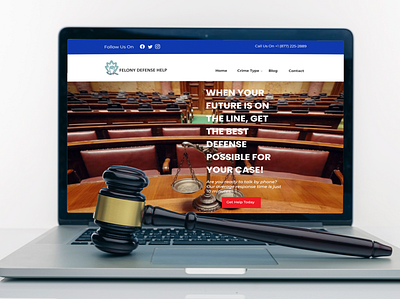 FelonyDefenseHelp - Attorney Help Website branding design graphic design graphic designer illustration logo typography ui ux vector web website