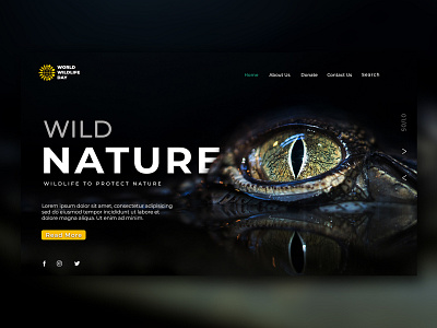 Wildlife landing page