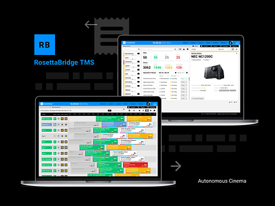 RosettaBridge TMS - The Foundation Stone of Autonomous Cinema branding design flat realtime sketchapp software design ui user experience user interface ux uxdesign