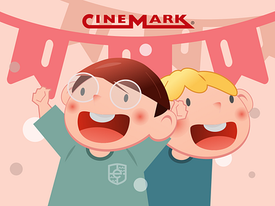 Cinemark Personal Movie Experience branding design illustration sketch vector