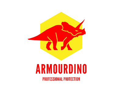 Armourdino branding logo logomark