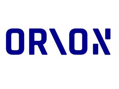 ORION branding design flat icon logo logomark typography vector