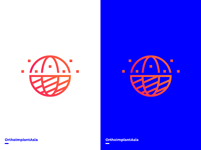 OrthoImplantAsia brand design brand identity branding design icon logo logomark logomarks