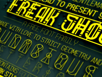 Freak Show Font Family