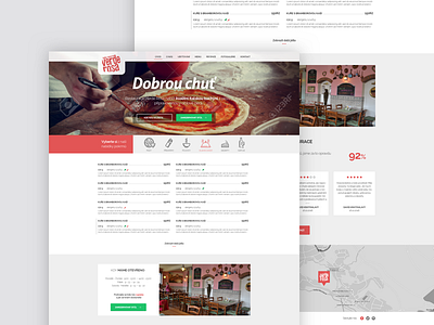 Itailian Restaurant Verde Rosa Webdesign cooking design food homepage pizza restaurant restaurantsimple simple tasty ui ux webdesign