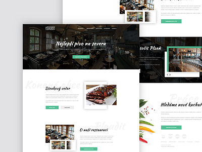 Restaurant Plaudit Liberec Webdesign