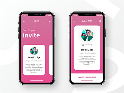 Two Dribbble invites app draft dribbble giveaway invitation invite invites iphone x new ticket two