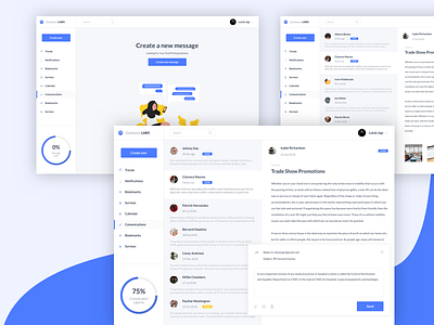 Dashboard Comunication UI Kit