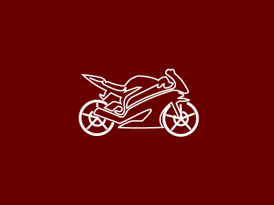 Line bike cool illustrator lineart motorcycle vector
