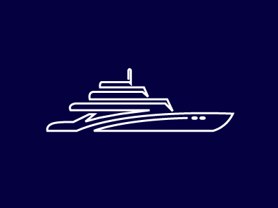 Line boat cool illustrator lineart vector yacht