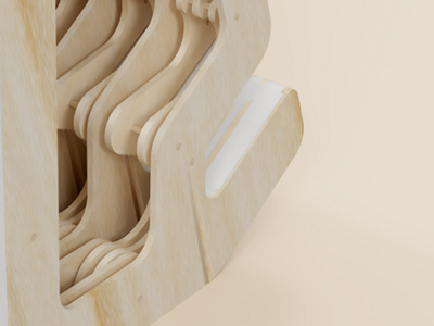 P U L P° Stool • Details • Furniture Design 2018 autodesk birch cnc design designer furniture fusion 360 paper pulp plywood product design stool student design