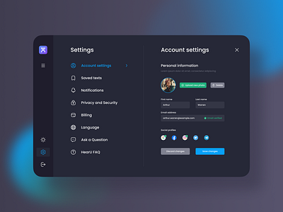 Daily UI 007 | Settings